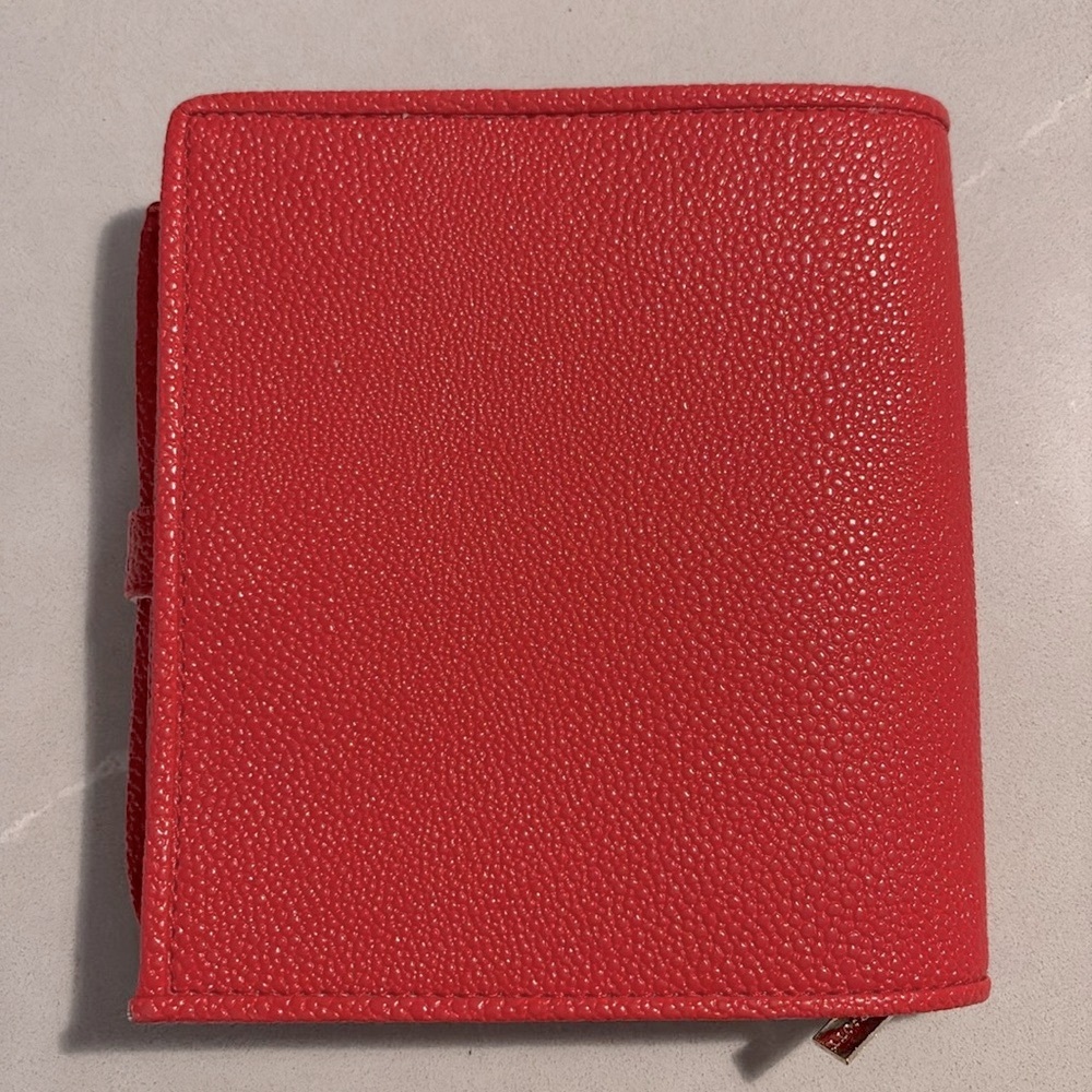 [Kendra Scott] Getaway Collection Red Leather Sectional Travel Jewelry Organizer - Picture 2 of 12